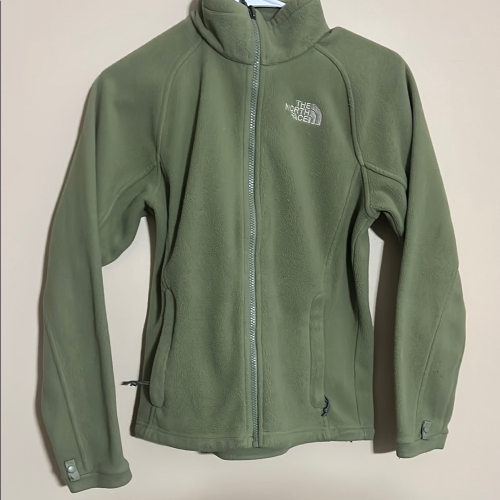 Women’s North Face Green Fleece Jacket